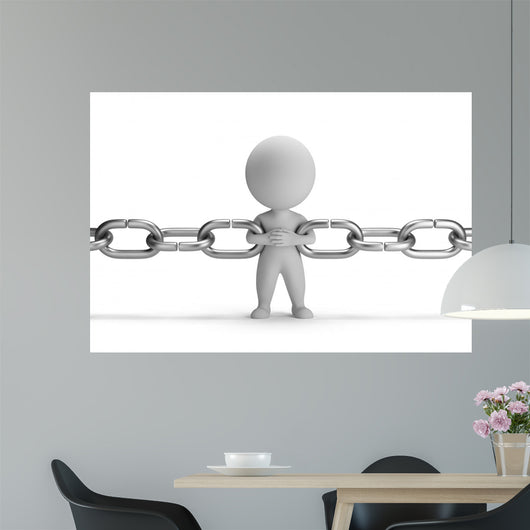 Chain Link Wall Decal