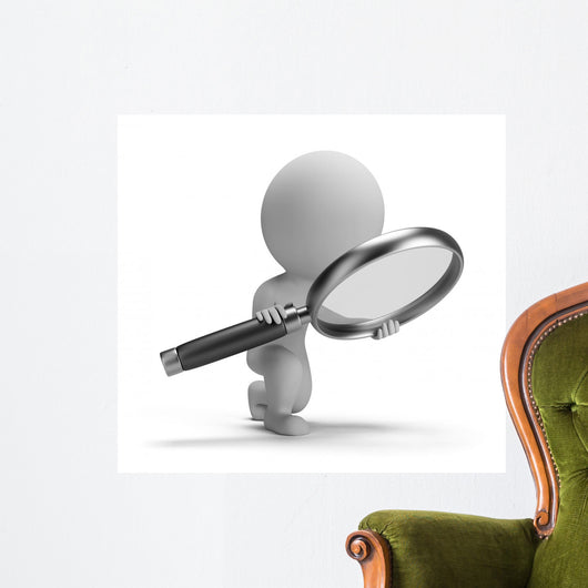 People Searching Wall Decal