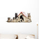 Large Group Dogs and Wall Decal