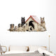 Large Group Dogs and Wall Decal