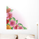 Hawaiian Hibiscus Background Wall Decal