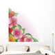 Hawaiian Hibiscus Background Wall Decal