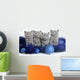 Four Kittens with Christmas Wall Mural