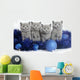 Four Kittens with Christmas Wall Mural
