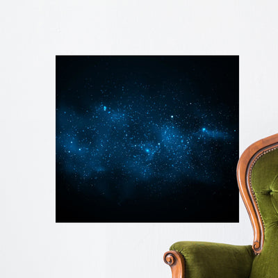 Milky Way shown on a wall