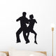 Silhouette Dancers Latin-american Dances