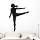 Dancer Silhouette White
