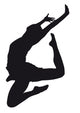 Dancer Silhouette White