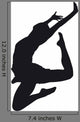 Dancer Silhouette White