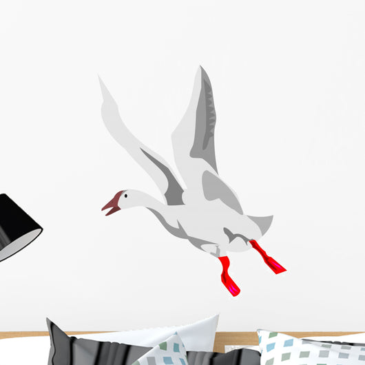 Flying Goose Wall Decal