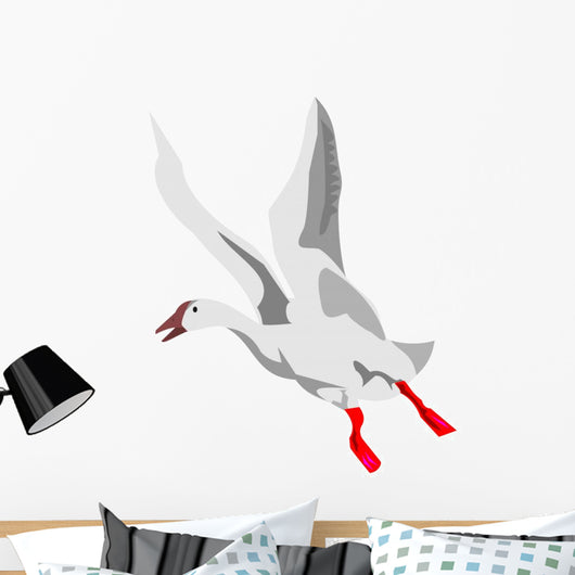 Flying Goose Wall Decal