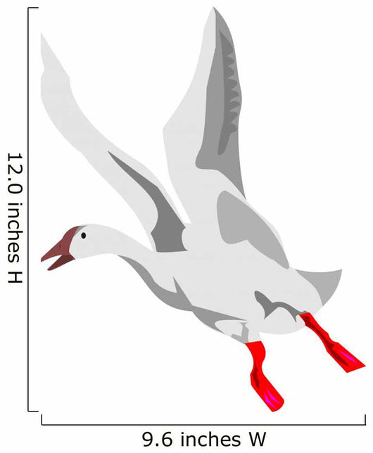 Flying Goose Wall Decal