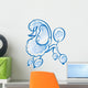 Poodle dog Wall Decal