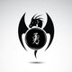 Black Dragon Wall Mural