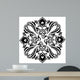 Abstract  black floral swirling ornament Wall Decal