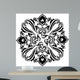 Abstract  black floral swirling ornament Wall Decal