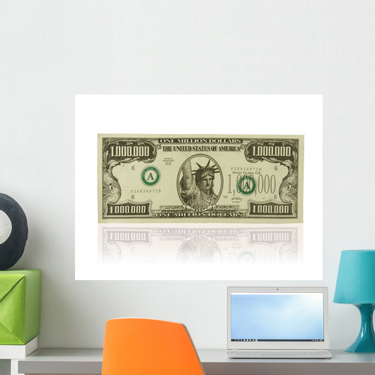 One Million Dollars Wall Decal
