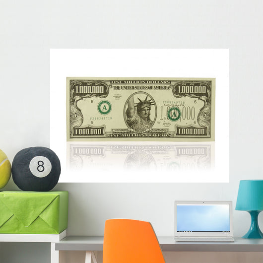 One Million Dollars Wall Decal