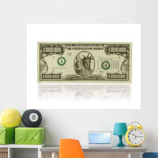 One Million Dollars Wall Decal