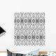 Eastern Seamless Pattern Black