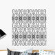 Eastern Seamless Pattern Black
