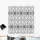 Eastern Seamless Pattern Black