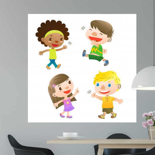 cute kids Wall Decal
