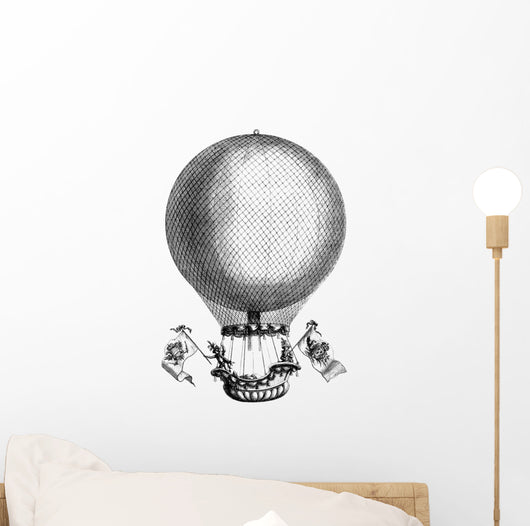 Aerostat - Balloon - 18th Century Wall Decal