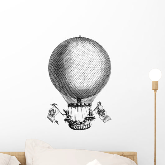 Aerostat - Balloon - 18th Century Wall Decal