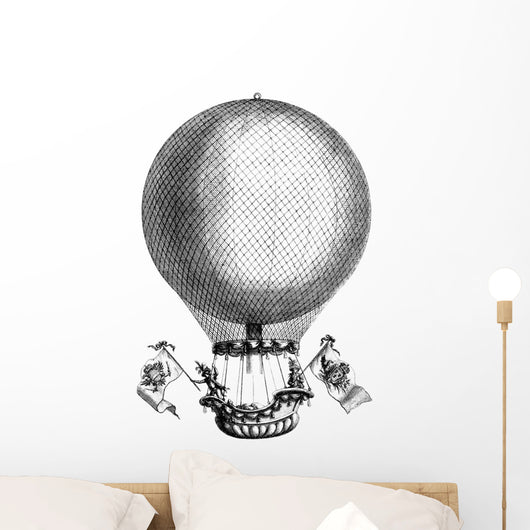 Aerostat - Balloon - 18th Century Wall Decal