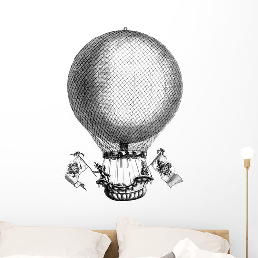 Aerostat - Balloon - 18th Century Wall Decal