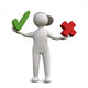 Man Right and Wrong Wall Decal