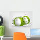 Cute Robot Wall Decal