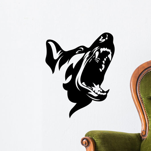 Barking Dog Wall Decal