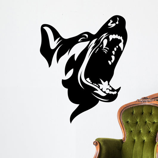 Barking Dog Wall Decal