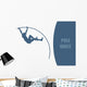 Pole Vault Vector Illustration Wall Mural