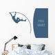 Pole Vault Vector Illustration Wall Mural