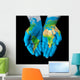 Map Painted Hands Showing