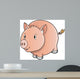 Cute Farm Pig Vector