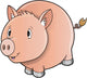 Cute Farm Pig Vector