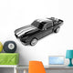 Black Classical Sports Car Wall Decal