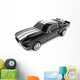 Black Classical Sports Car Wall Decal