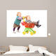Toddler Girl Pushing Her