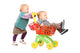 Toddler Girl Pushing Her