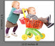 Toddler Girl Pushing Her