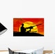 army gunner on tank Wall Mural