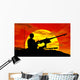 army gunner on tank Wall Mural