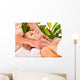 Woman Getting Facial Massage Wall Mural