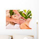 Woman Getting Facial Massage Wall Mural