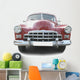 Red retro automobile Wall Decal